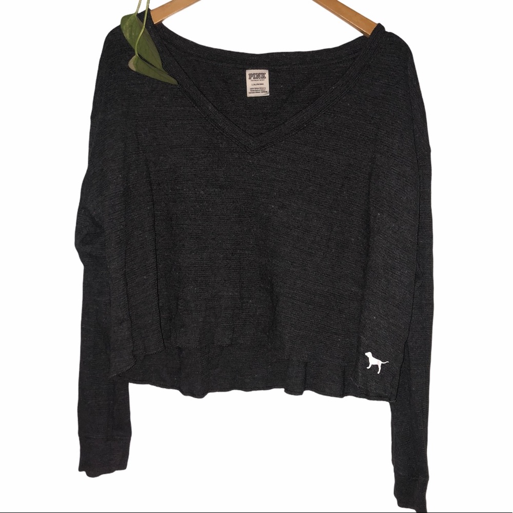 Victoria’s Secret Pink Cropped Long Sleeve